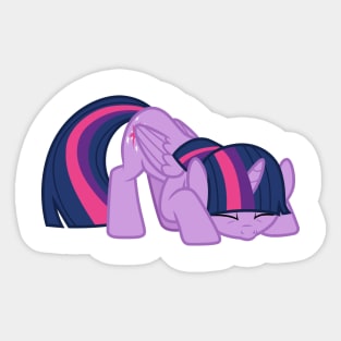 Remorseful Twilight Sparkle Sticker